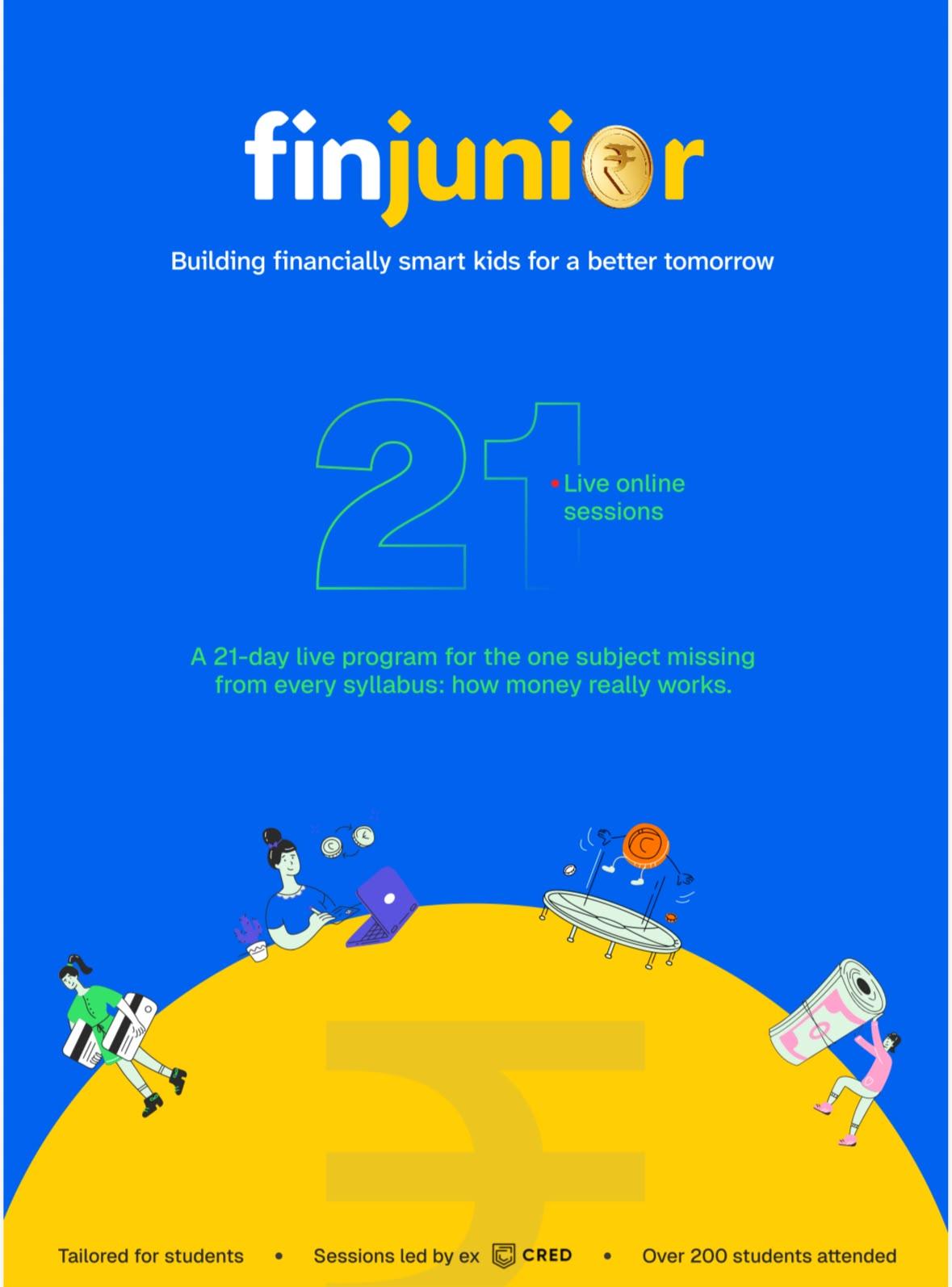 FinJunior Academy brochure page 1