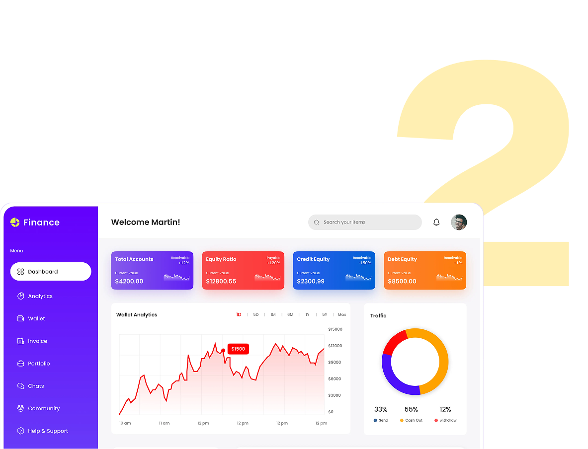Live finance portfolio